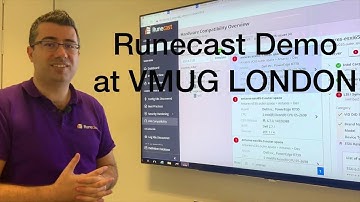 Runecast Demo at VMUG LONDON