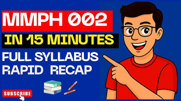 MSPH 002🔥 Rapid Revision in 15 Mins | IGNOU MBA Exam Special | HINDI