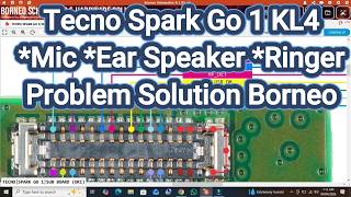 Tecno Spark Go 1 KL4 Mic Not Working? Ear Speaker Ringer Issue Fix || Tecno Spark Go 1 Audio Problem