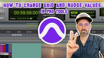 How to Change Grid and Nudge Values in ProTools