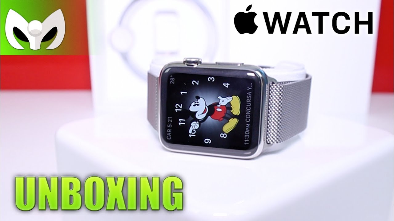 Unboxing #AppleWatch de Acero - Zafiro Y Correa Milanés 42 mm. - YouTube