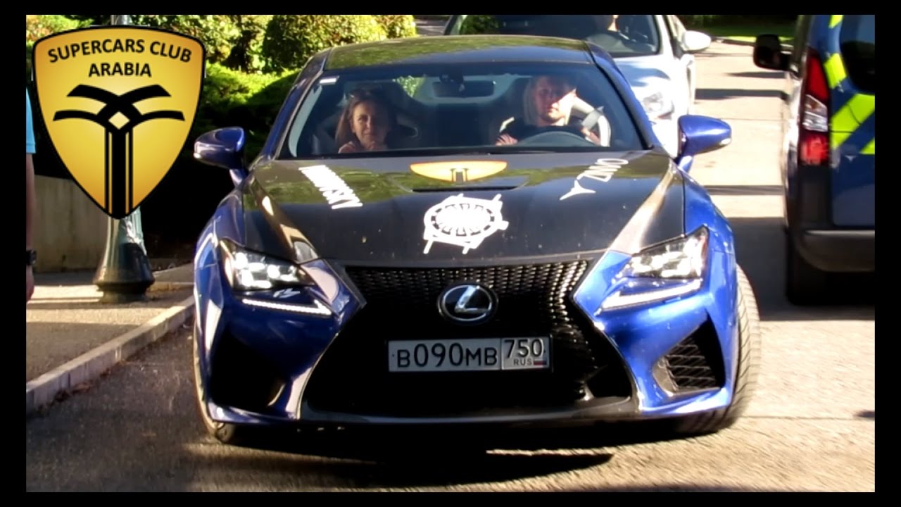 Lexus RC-F REVS SOUND in Annecy ! Supercars Club Arabia - Scandiera 2016 !