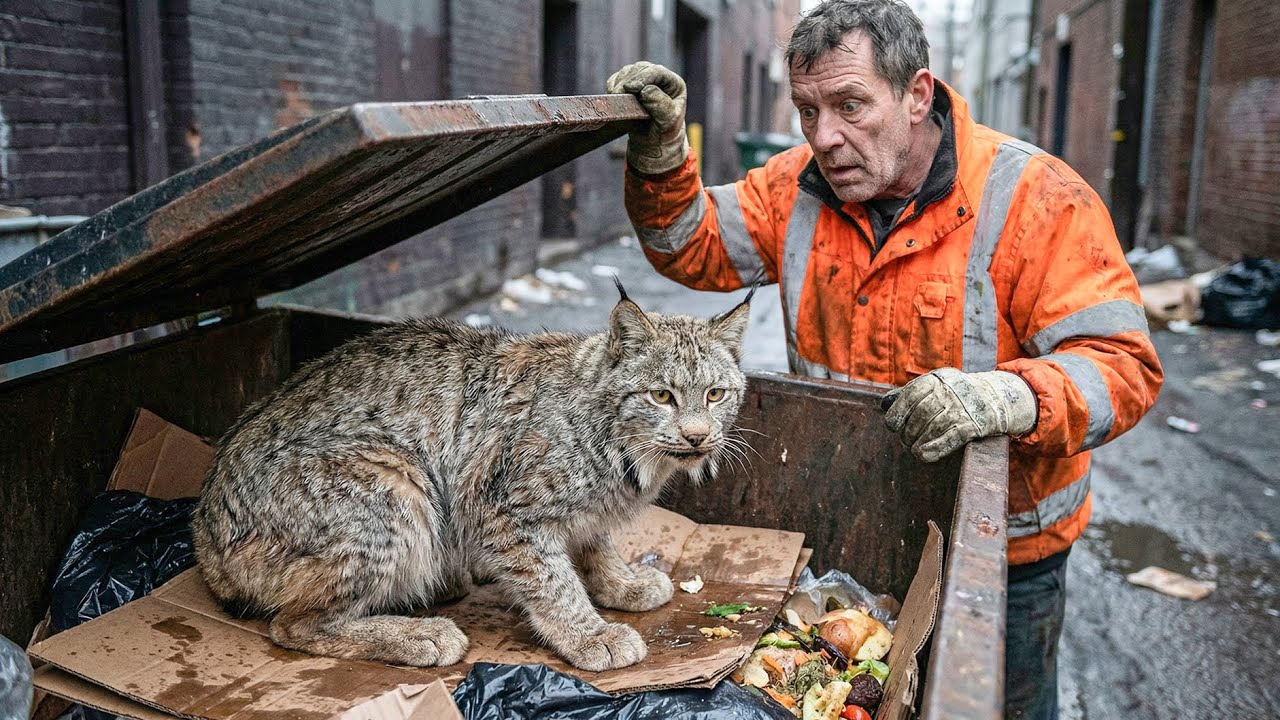 Man Finds Lynx Hiding In Trash ... What Happens Next Is SHOCKING | Animal Rescue Short Film