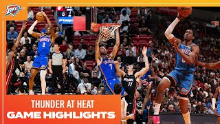 OKC Thunder at Miami Heat | Game Highlights | January 10, 2024