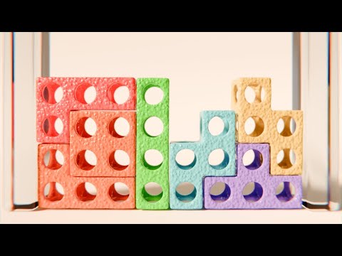 Soft Body Tetris with Holes 2