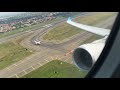 Garuda Indonesia A330-341 (PK-GPE) takeoff from runway 25R Jakarta