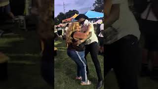 Mike Clark Jr lifts woman up at show in Alabama 😂😂😂
