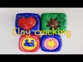 점토부수기 Clay cracking,점토ASMR 003