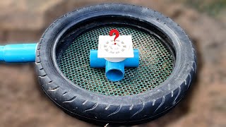 Why Didnt I Know This Secret Trick Diy Idea Free Source Drain Water From Pvc Pipemotorcycle Tire