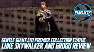Star Wars Gentle Giant LTD Luke Skywalker and Grogu Premier Collection Statue Review