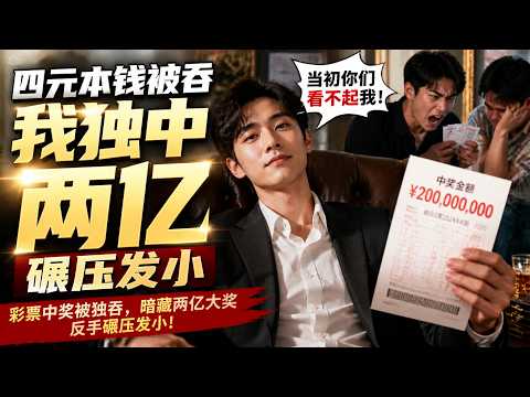 🔥最新漫剧《四元本钱被吞，我独中两亿碾压发小》彩票中奖被发小独吞，我暗藏两亿大奖反手碾压对手！#ai漫劇 #最新剧场 zuixin