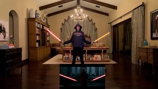 Darth Sidious Vs Darth Maul & Savage Opress Reenactment