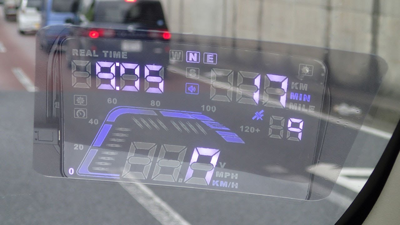 【Review】UOR 車載HUD ヘッドアップディスプレイ【レビュー】 - YouTube
