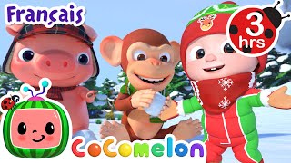 Chansons de Noel Medley | Chansons pour Bébés | CoComelon Le coin des Animaux de JJ - Comptines