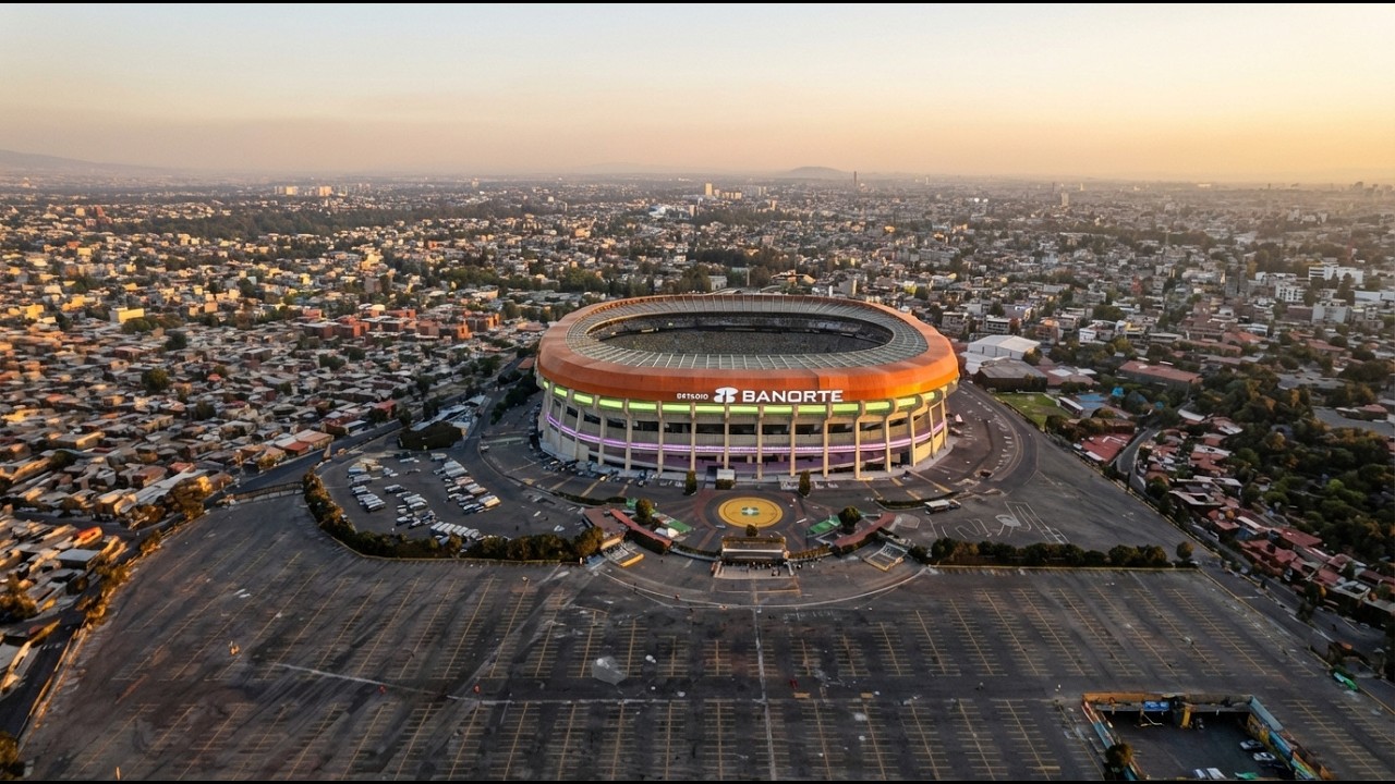 EL NUEVO ESTADIO AZTECA COMO NUNCA LO HAS VISTO 😱 Inauguración Estadio Banorte + Making Of 3D
