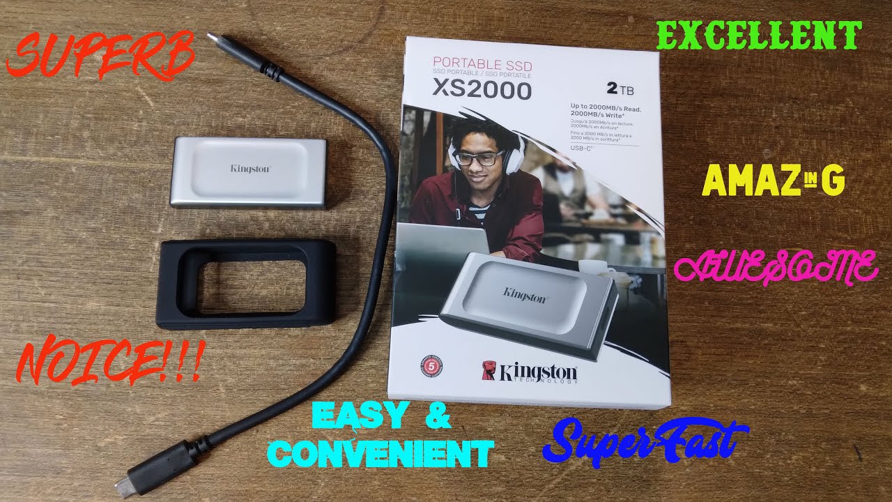 Kingston XS2000 Portable SSD Unboxing 