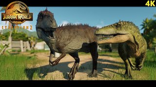 Carcharodontosaurus Showcase - Jurassic World Evolution 2 (4K)