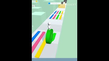 Layers Roll 🌈🌌🧻 All Levels Walkthrough Mobile Gameplay iOS,Android Update Game Max Level #shorts