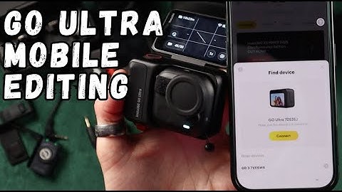 Insta360 Go Ultra - Demo voor mobiel bewerken