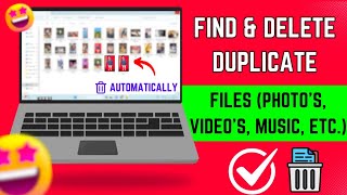 How To Delete All Duplicate Files, Photos, Videos, Songs in Laptop & Pc 2024 🔥