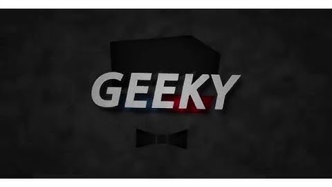 #geeky3k Geeky Entry x)