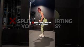 Small tweak. Big difference. #triceps #tricepworkout #triceppushdown #gymtips