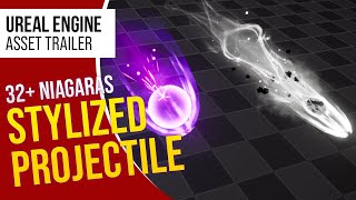 UE5 l Stylized Projectile VFX Pack l Unreal Engine 5 (Trailer)