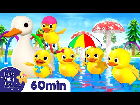 Five Little Ducks Song | More Nursery Rhymes x Kids Songs | Abcs And 123S | Little Baby Bum