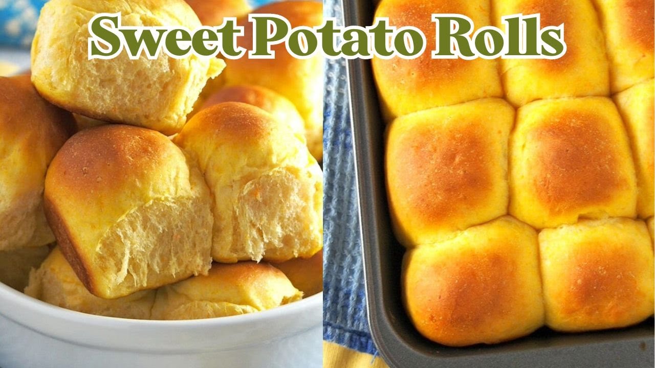 Sweet Potato Dinner Rolls | Super Soft and Fluffy - YouTube