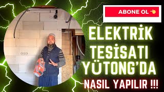 Elektrik tesisatı nasıl çekilir