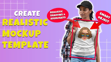 How to create Smart Object-Based Realistic Mockup Template | Super Easy Process