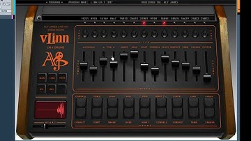VLINN VST LINNDRUM LM-1 DRUM MACHINE Automation