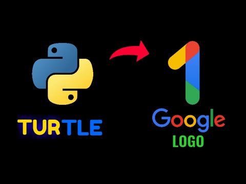 Creating GOOGLE ONE logo using Python | Turtle #google #googleone
