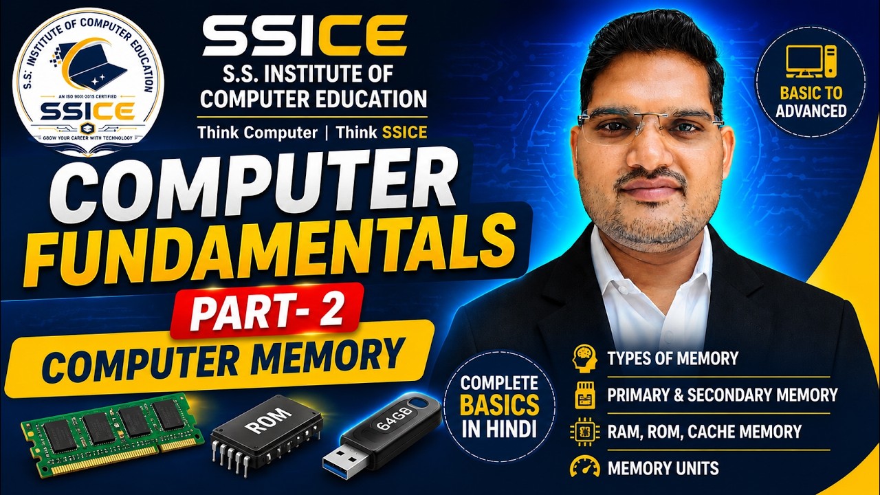 Computer Fundamentals Part- 2 "Computer Memory" - YouTube