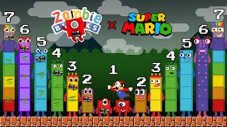 Mario & Numberblocks Escape Zombie Calamity!