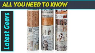 18 Rolls Vintage Washi Tape Set: Unboxing the Best Retro Crafting Essential!