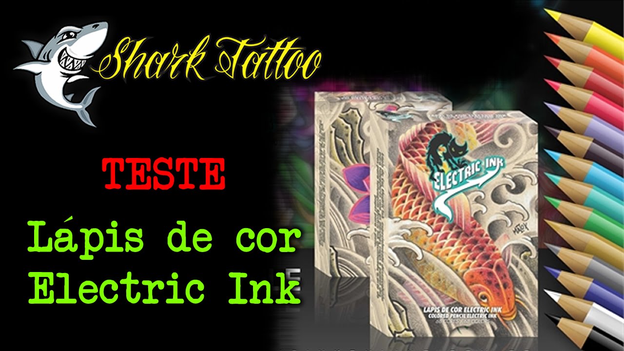 body piercing valparaiso Lápis de cor Electric Ink - Cores com os nomes das tintas!