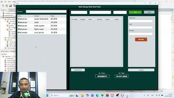 Demo aplikasi kasir menggunkan netbeans bahasa pemrograman java