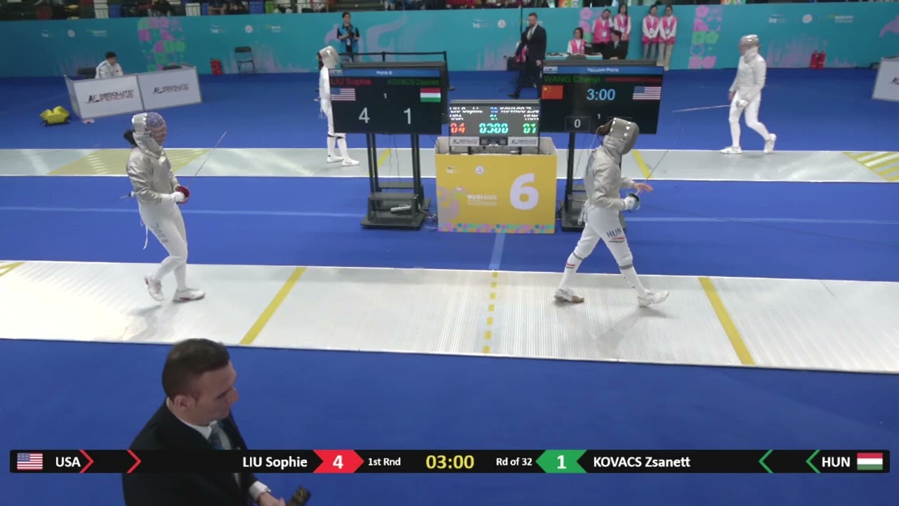 Wuxi Worlds 2025 JWS - L32 - Sophie Liu USA v Zsanett Kovacs HUN (Incomplete)