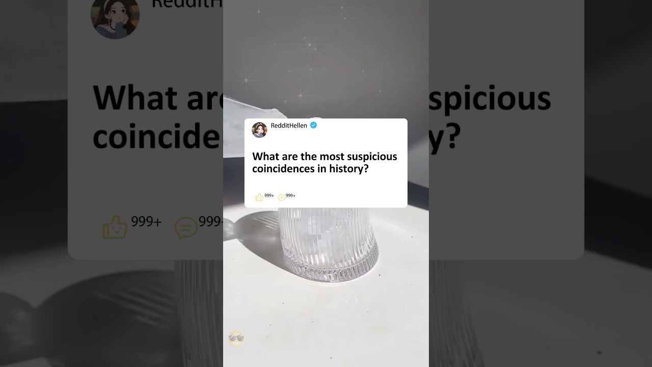 What are the most suspicious coincidences in history?
