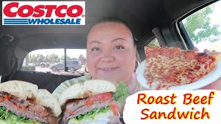 Costco Food Court New Sandwich Mukbang by AngelaEats 3,895 views 8 months ago 13 minutes, 51 seconds