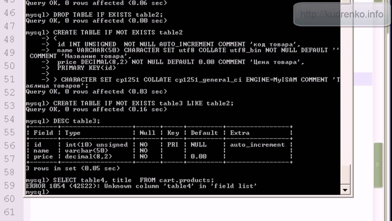 MySQL. Урок 7. - YouTube