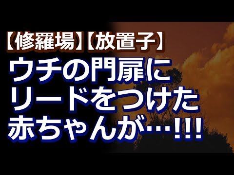 【修羅場】【放置子】自宅前に首輪をつけた赤ちゃんがリードで繋がれてた。メモがあったので読んでみると・・・