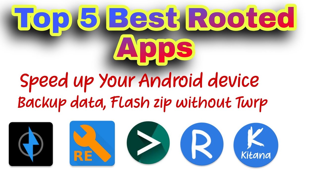 Top 5 Best Rooted Apps for Root user Flash zip without Twrp Boost android speed with Root