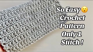 SO EASY! CROCHET PATTERN ONLY 1 STITCH😮 by Crochet by Nora 563 views 2 weeks ago 12 minutes, 23 seconds