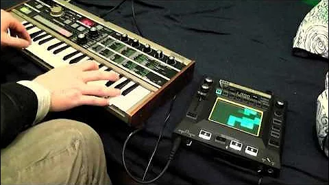 Microkorg and Korg Kaossilator Pro Loop Machine