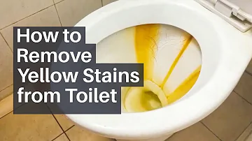 Jak odstranit odolné žluté skvrny ze záchodu?