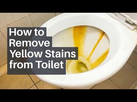 How To Remove Yellow Stains From Toilet