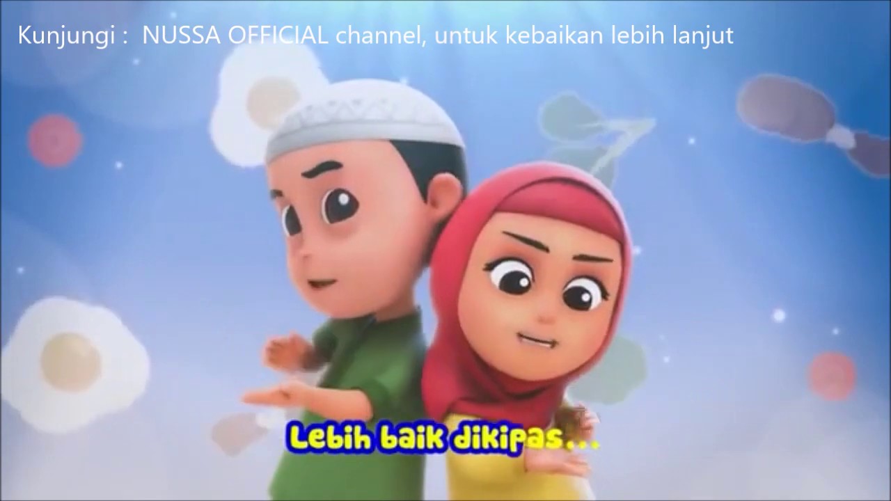 Nussa Rara Adab makan nabi Muhammad saw animasi  anak  