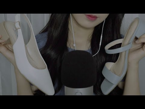 ASMR 새로 산 신발 자랑👠 잡담!!♥️ (내돈내산 슈펜 두 켤레👡👠) 발도 나름 편하구 너무 이쁜 슬링백 추천 ♥︎